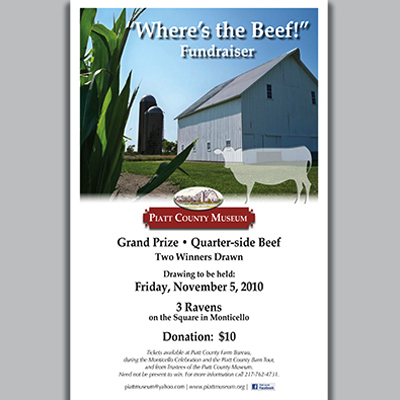 Where's The Beef Fundraiser Poster